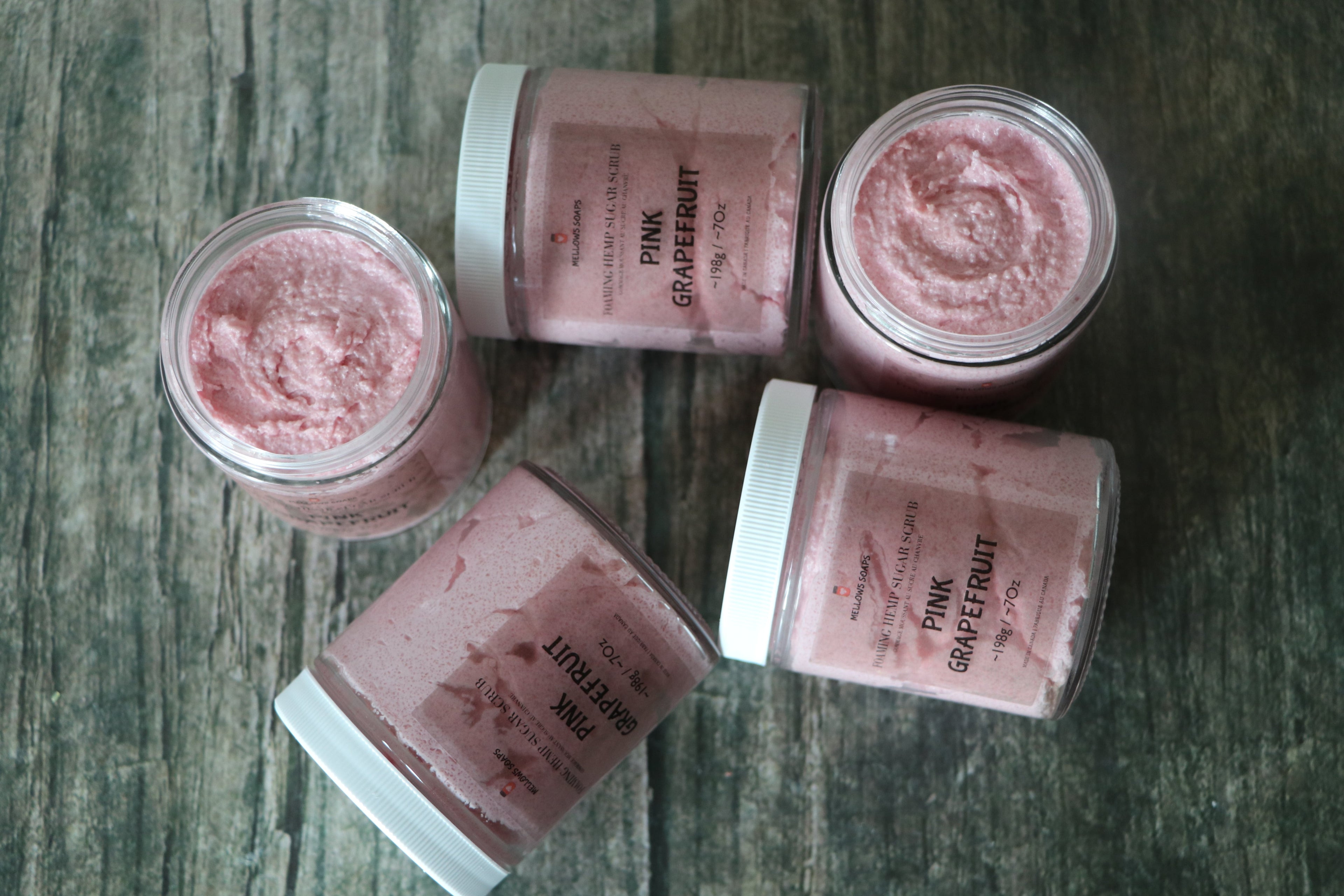 Foaming Hemp Sugar Scrub | Whipped Sugar scrub